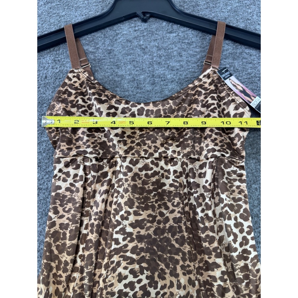 Sofia Vergara Shapewear Leopard Print‎ Sculpting Corset Bodysuit Brown Small NWT - Picture 5 of 8